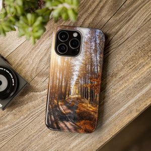 Autumn Forest Way - Magnetic Armor Tough Case Apple iPhone