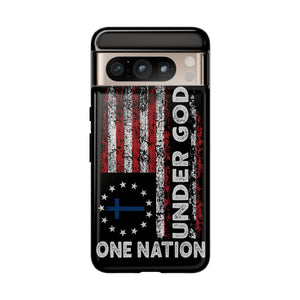 One Nation Under God American Flag - Tough Guard Google Pixel Case