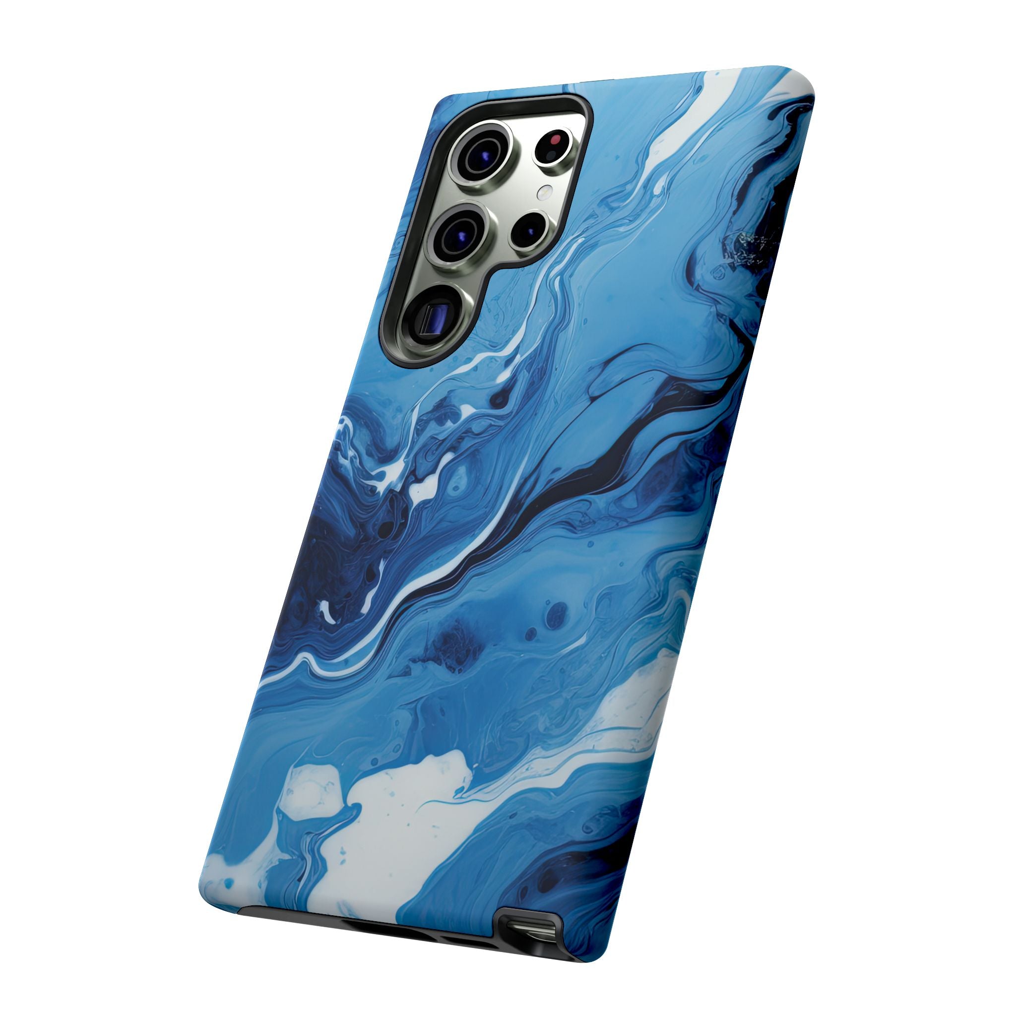 Blue Ocean Wave Marble - Tough Guard Samsung Galaxy Case