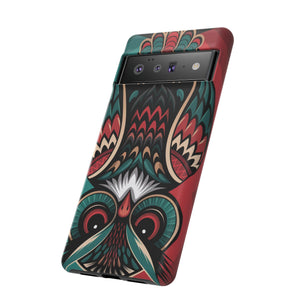 Majestic Haida Native American Owl  - Tough Guard Google Pixel Case