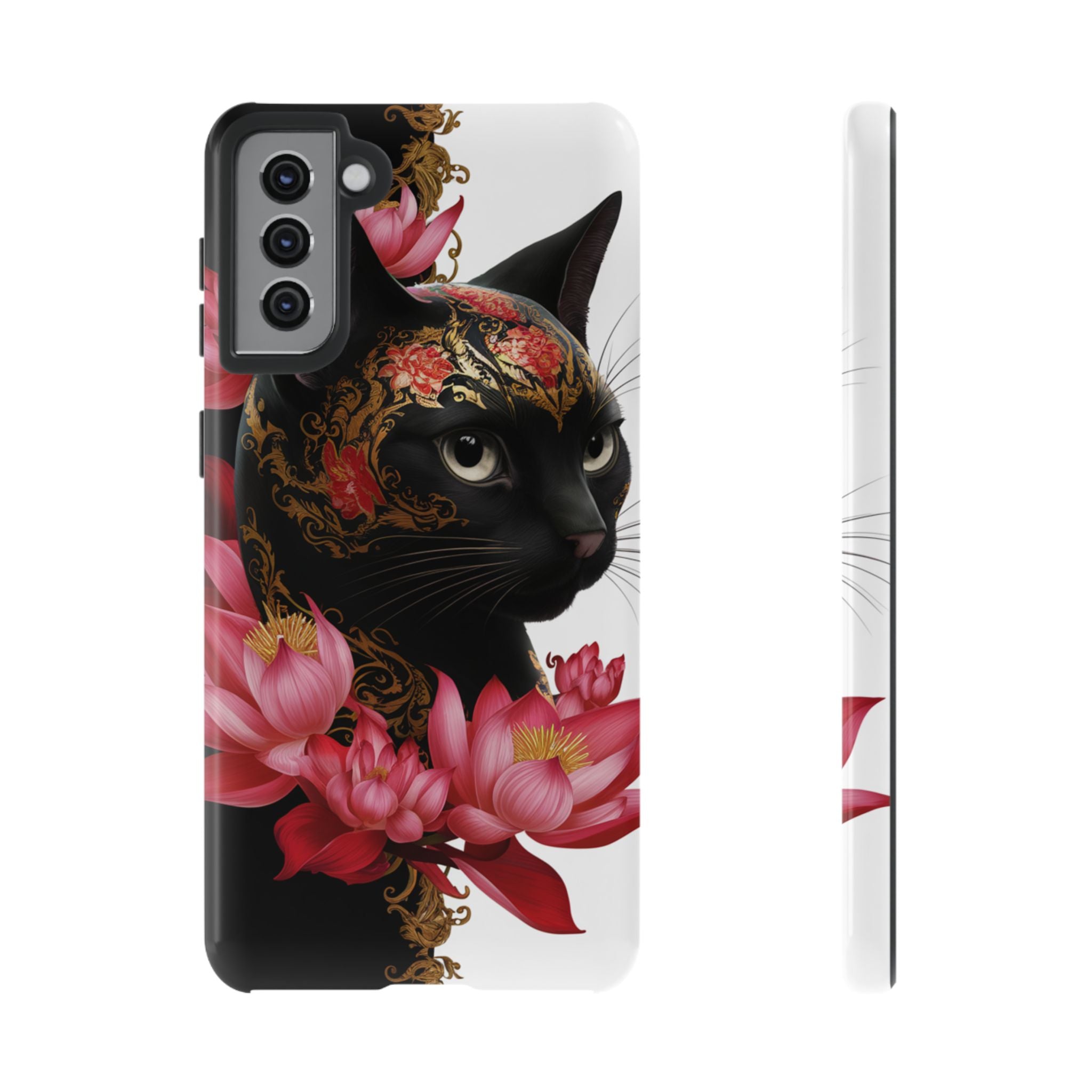Yin & Yang Mystic Cat - Tough Guard Samsung Galaxy Case
