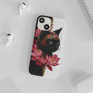 Yin & Yang Mystic Cat - Flexi Case Apple iPhone Case