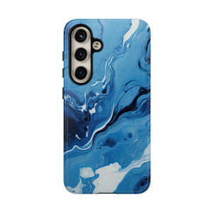 Blue Ocean Wave Marble - Tough Guard Samsung Galaxy Case