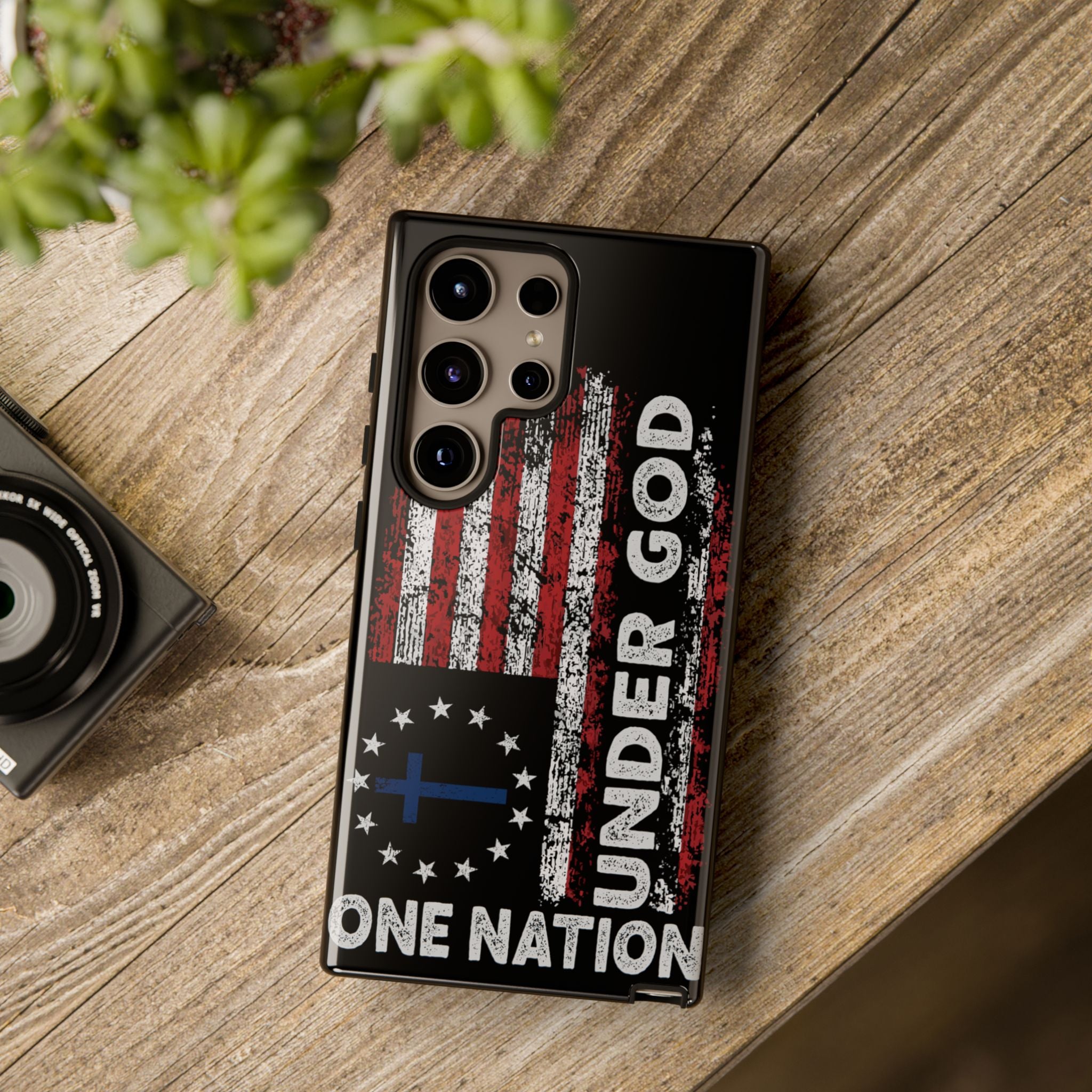 One Nation Under God American Flag - Tough Guard Samsung Galaxy Case