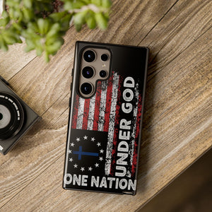 One Nation Under God American Flag - Tough Guard Samsung Galaxy Case