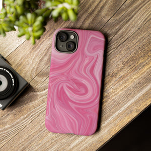 Pink Blush Marble - Tough Guard Apple iPhone Case