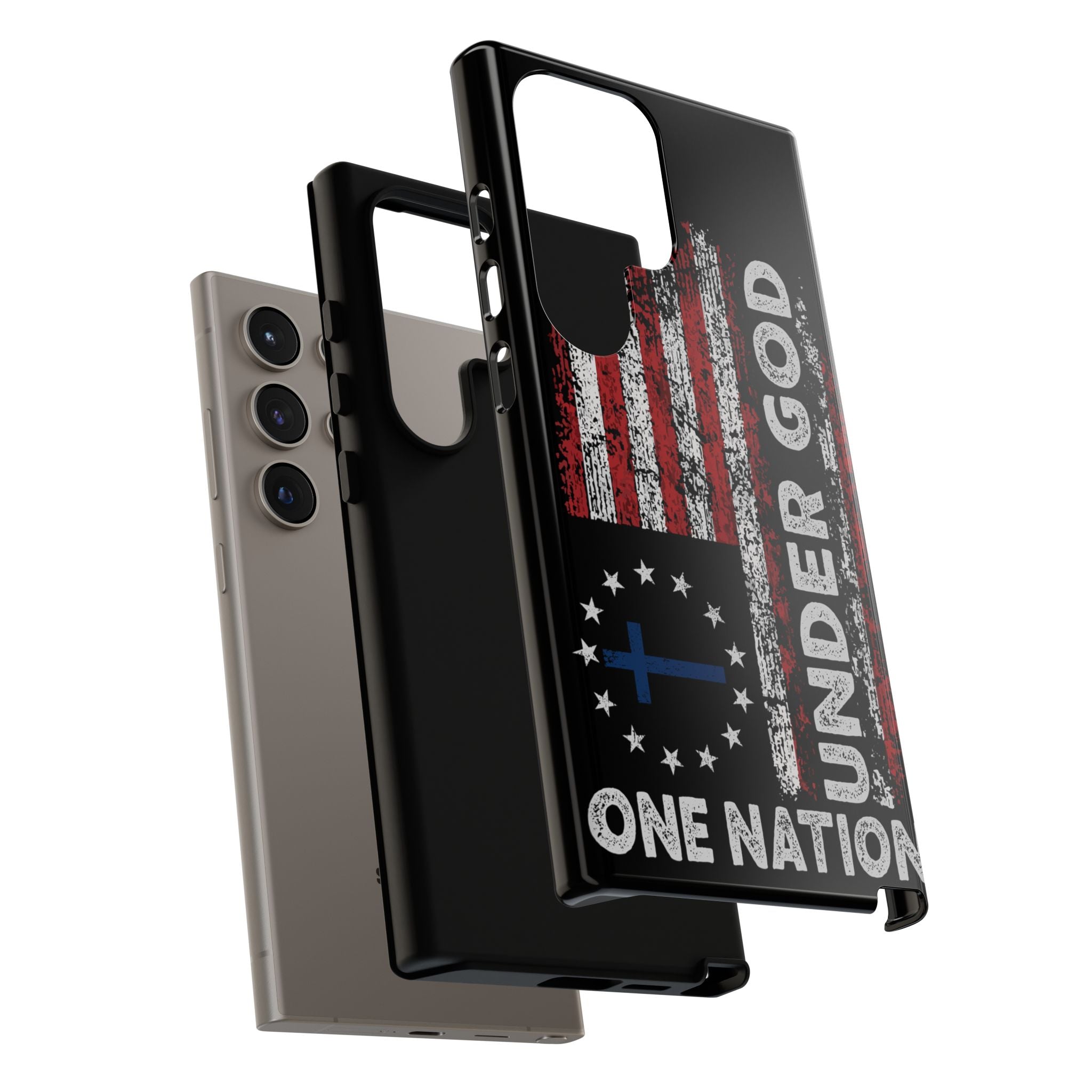 One Nation Under God American Flag - Tough Guard Samsung Galaxy Case