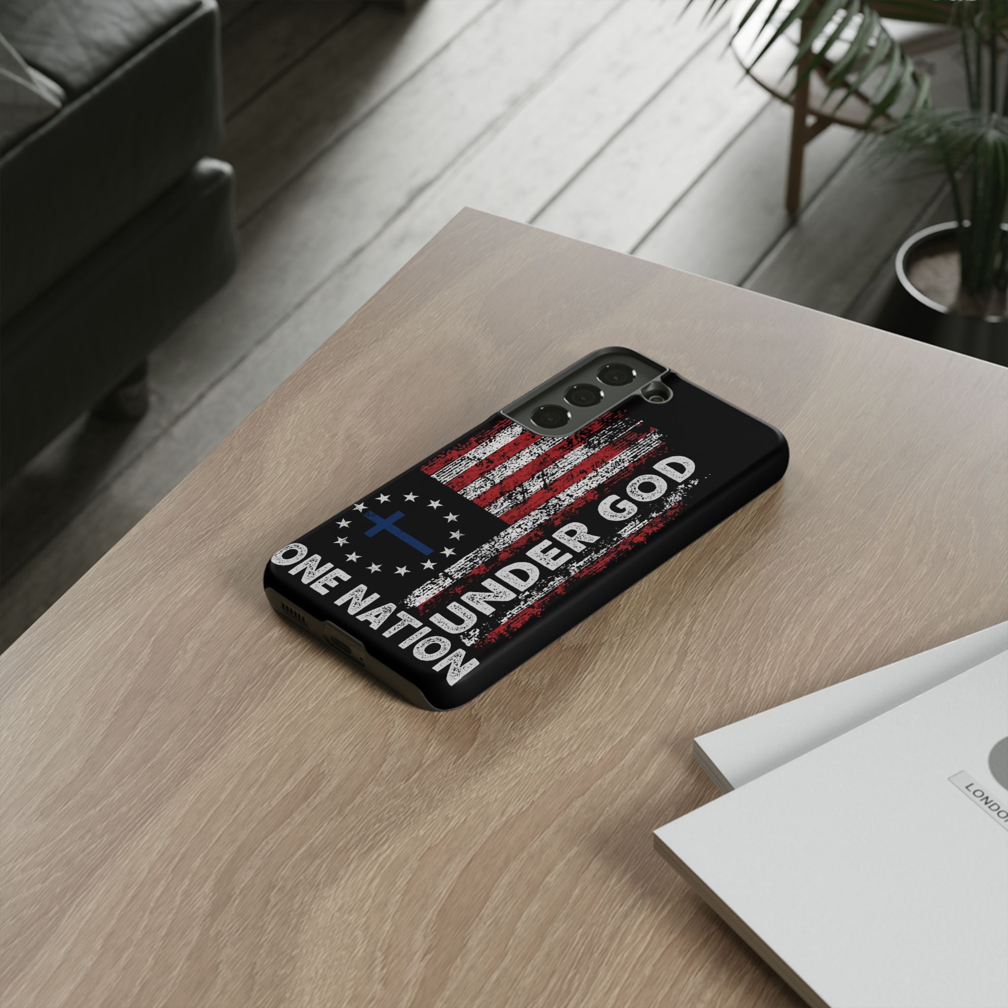 One Nation Under God American Flag - Tough Guard Samsung Galaxy Case