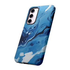 Blue Ocean Wave Marble - Tough Guard Samsung Galaxy Case