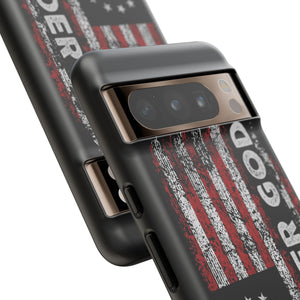 One Nation Under God American Flag - Tough Guard Google Pixel Case