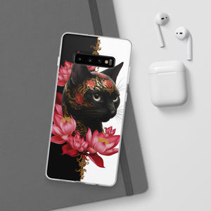 Yin & Yang Mystic Cat - Flexi Case Samsung Galaxy Case