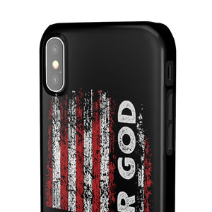 One Nation Under God American Flag - Snap Case Apple iPhone Case