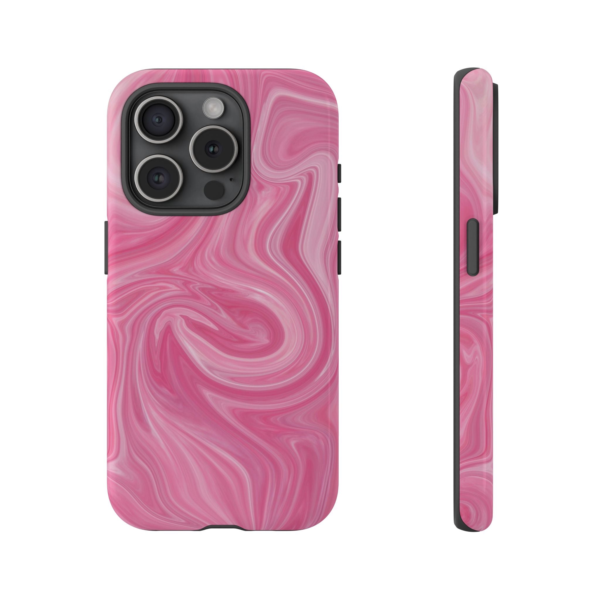 Pink Blush Marble - Tough Guard Apple iPhone Case