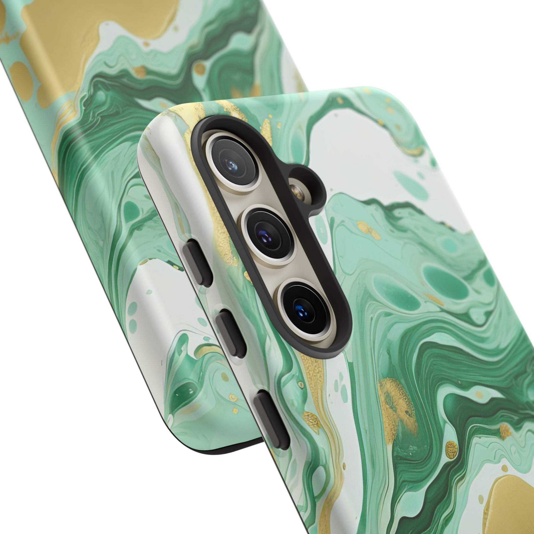 Emerald Gold Marble - Tough Guard Samsung Galaxy Case