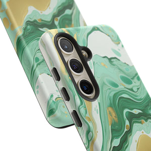 Emerald Gold Marble - Tough Guard Samsung Galaxy Case