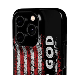 One Nation Under God American Flag - Snap Case Apple iPhone Case