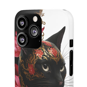 Yin & Yang Mystic Cat - Snap Case Apple iPhone Case