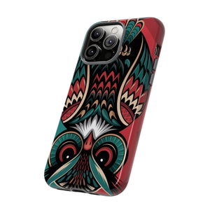 Majestic Haida Native American Owl  - Tough Guard Apple iPhone Case