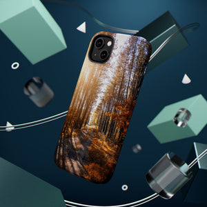 Autumn Forest Way - Magnetic Armor Tough Case Apple iPhone