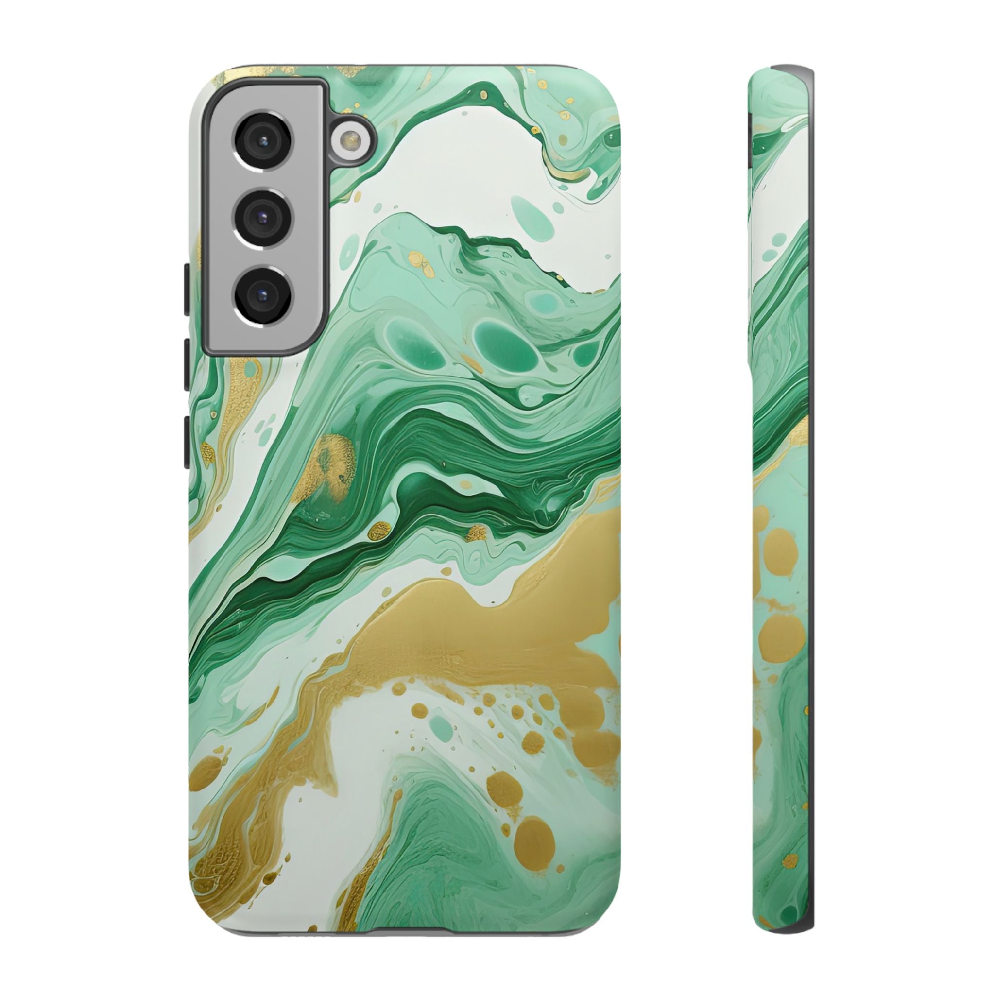 Emerald Gold Marble - Tough Guard Samsung Galaxy Case