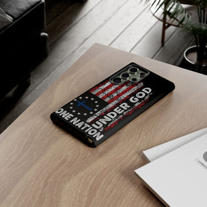 One Nation Under God American Flag - Tough Guard Samsung Galaxy Case
