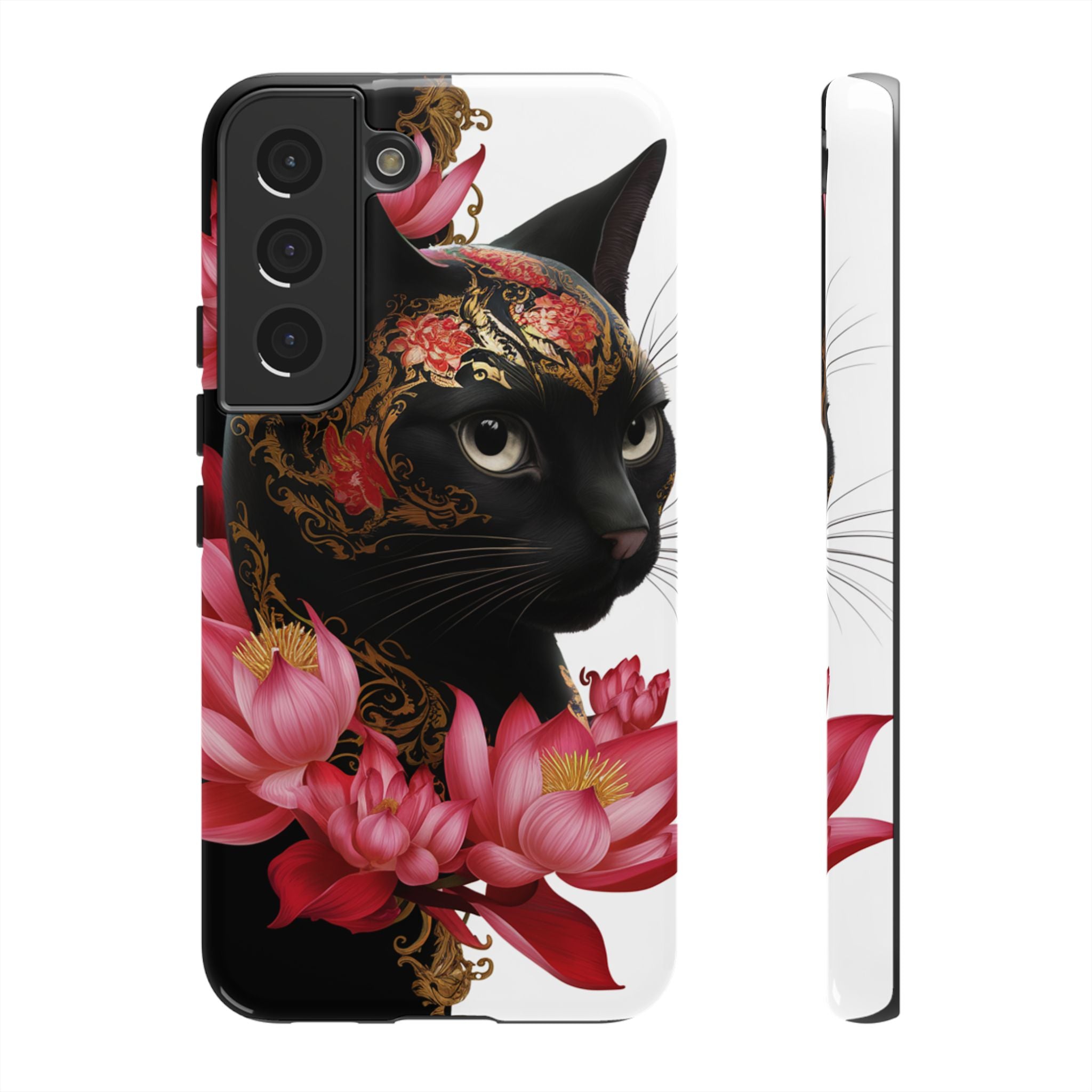 Yin & Yang Mystic Cat - Tough Guard Samsung Galaxy Case