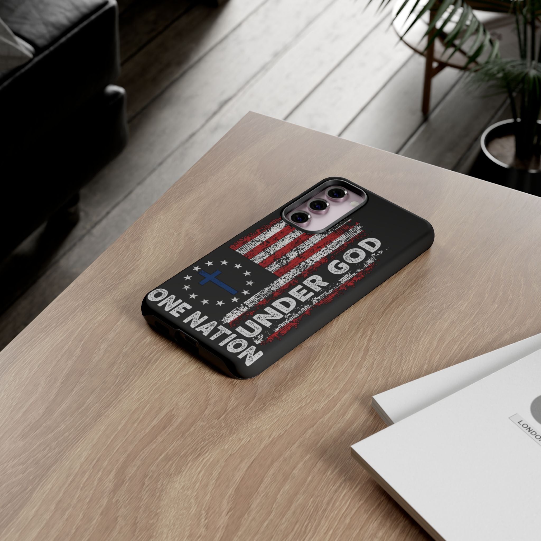 One Nation Under God American Flag - Tough Guard Samsung Galaxy Case
