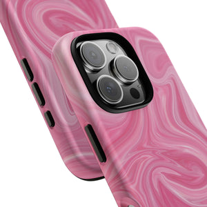 Pink Blush Marble - Tough Guard Apple iPhone Case