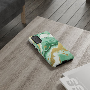Emerald Gold Marble - Tough Guard Samsung Galaxy Case