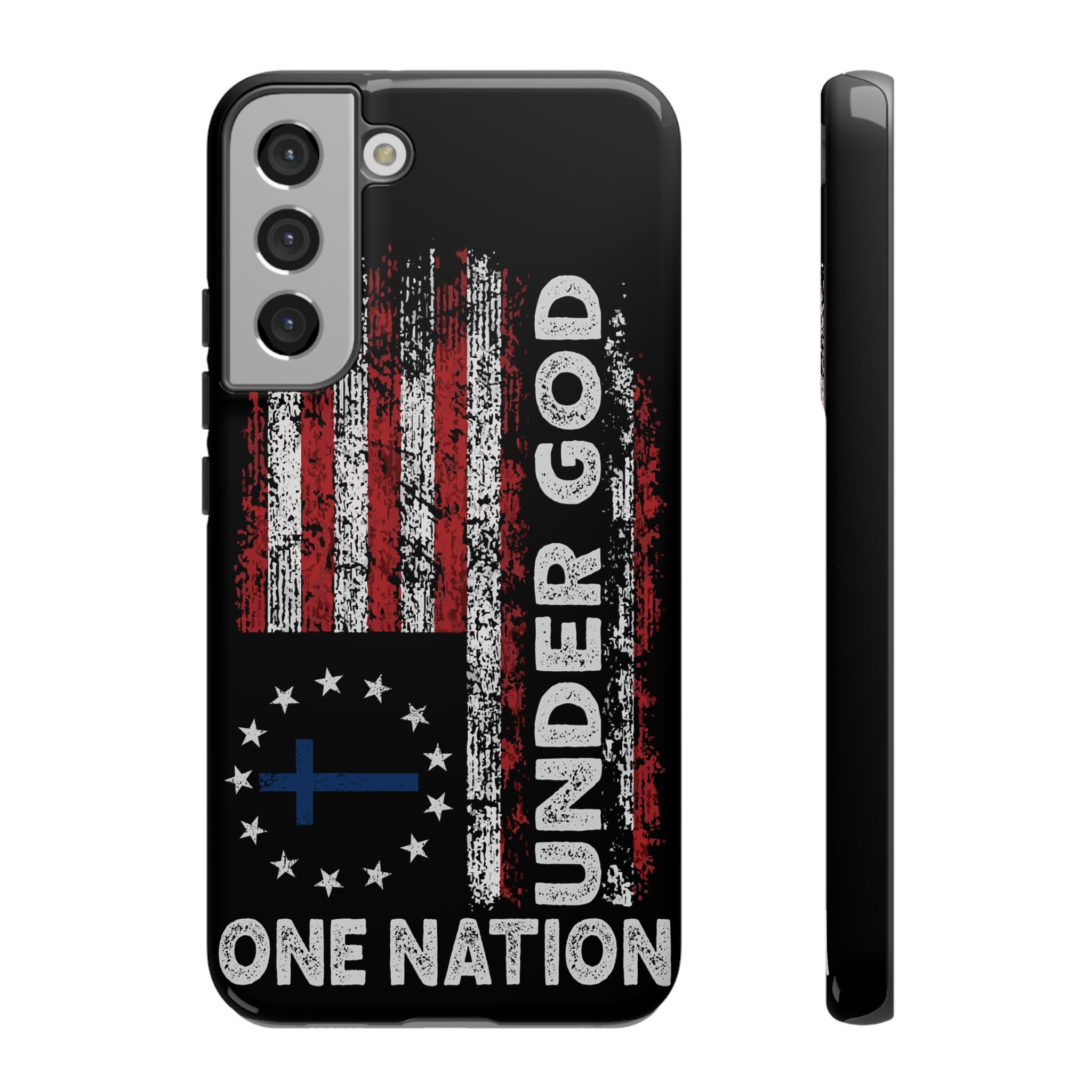 One Nation Under God American Flag - Tough Guard Samsung Galaxy Case