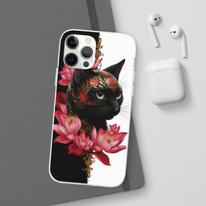 Yin & Yang Mystic Cat - Flexi Case Apple iPhone Case