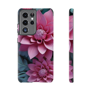 Tropical Pink Flower - Tough Guard Samsung Galaxy Case