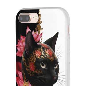 Yin & Yang Mystic Cat - Flexi Case Apple iPhone Case