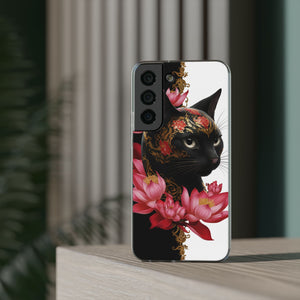 Yin & Yang Mystic Cat - Flexi Case Samsung Galaxy Case