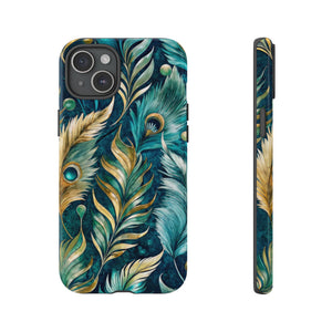 Peacock Feathers - Tough Guard Apple iPhone Case