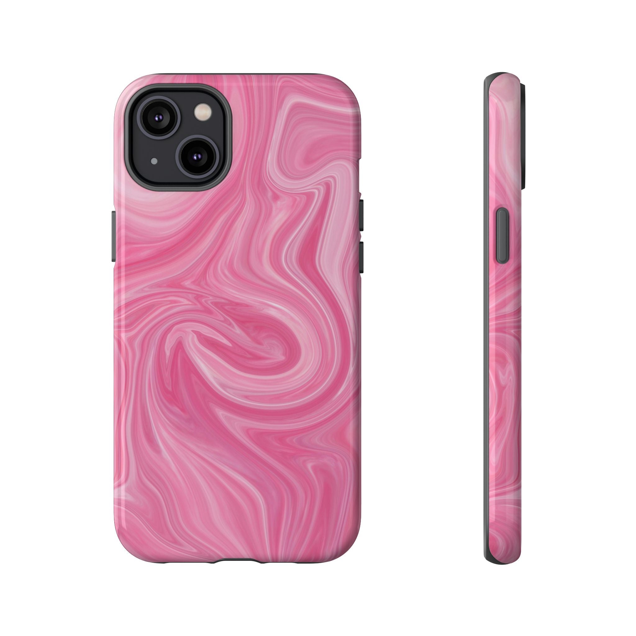 Pink Blush Marble - Tough Guard Apple iPhone Case