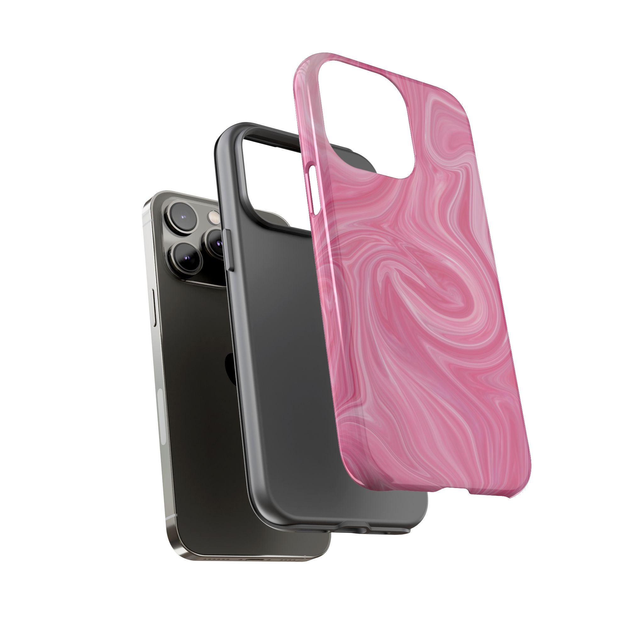 Pink Blush Marble - Tough Guard Apple iPhone Case
