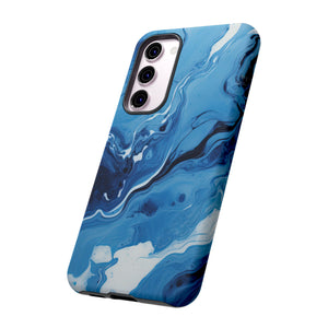 Blue Ocean Wave Marble - Tough Guard Samsung Galaxy Case
