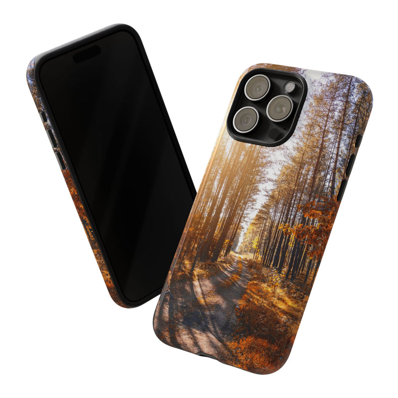 Autumn Forest Way - Tough Guard Apple iPhone Case