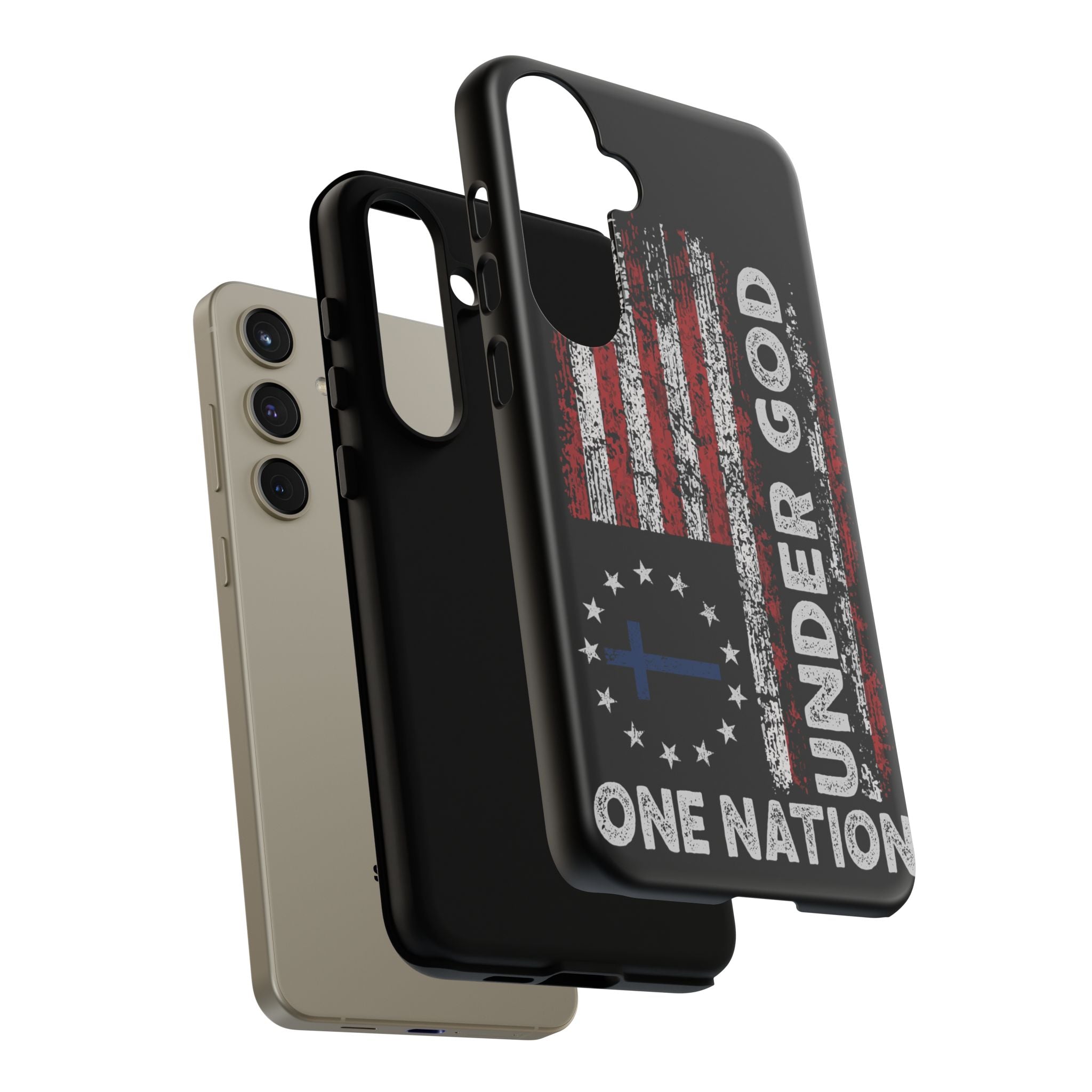 One Nation Under God American Flag - Tough Guard Samsung Galaxy Case