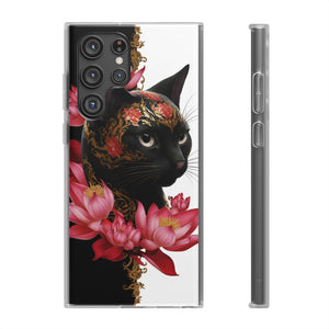 Yin & Yang Mystic Cat - Flexi Case Samsung Galaxy Case