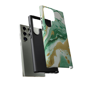 Emerald Gold Marble - Tough Guard Samsung Galaxy Case