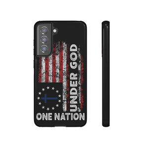 One Nation Under God American Flag - Tough Guard Samsung Galaxy Case