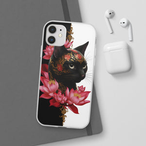 Yin & Yang Mystic Cat - Flexi Case Apple iPhone Case