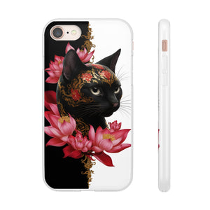 Yin & Yang Mystic Cat - Flexi Case Apple iPhone Case