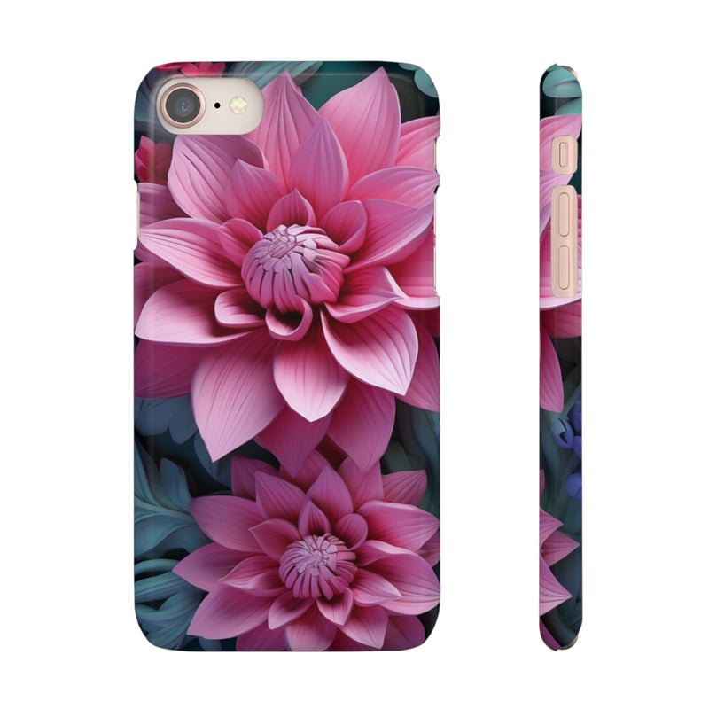 Tropical Pink Flower Snap Case - Apple iPhone Case