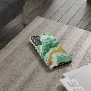 Emerald Gold Marble - Tough Guard Samsung Galaxy Case