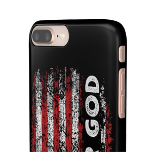 One Nation Under God American Flag - Snap Case Apple iPhone Case