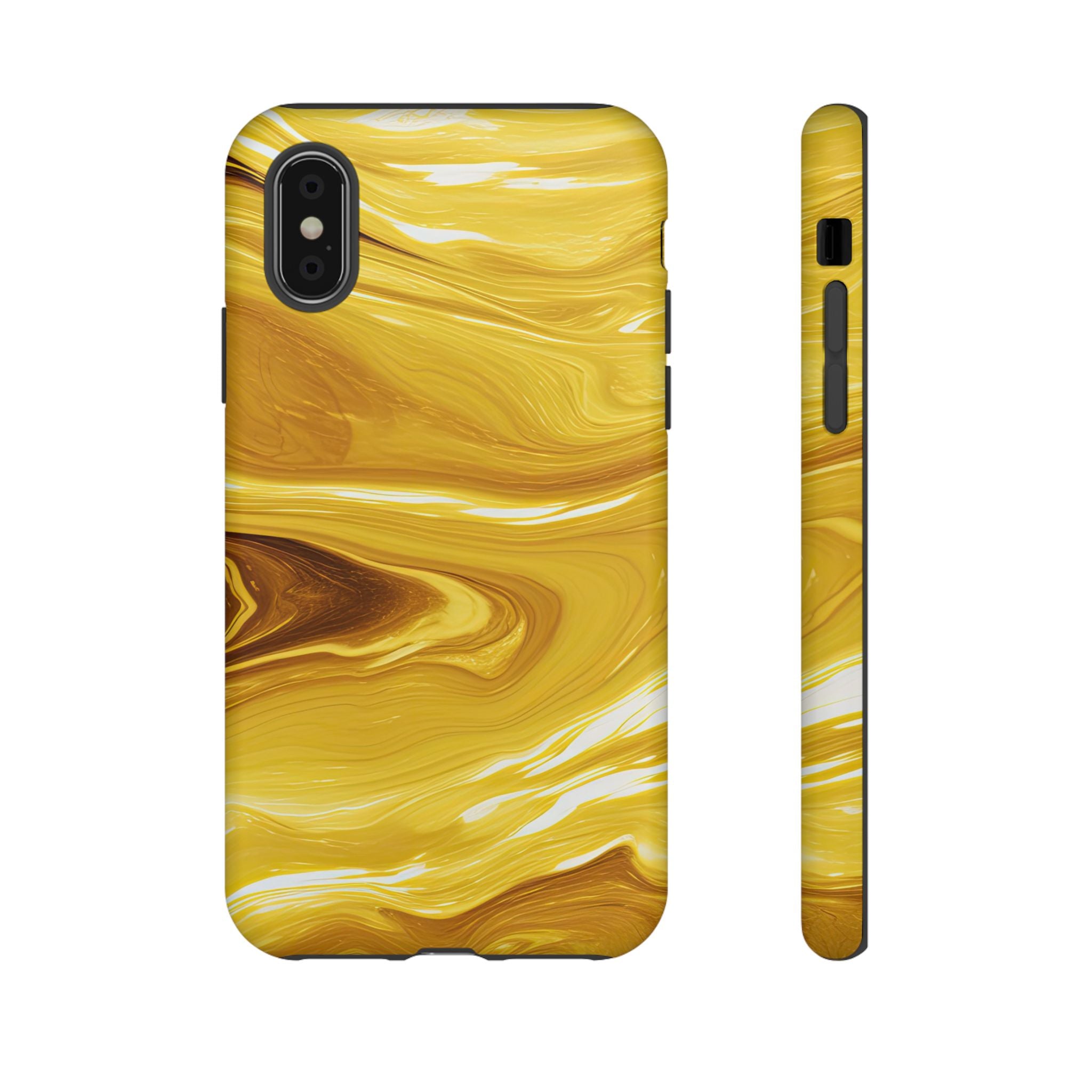 Golden Veil Marble - Tough Guard Apple iPhone Case