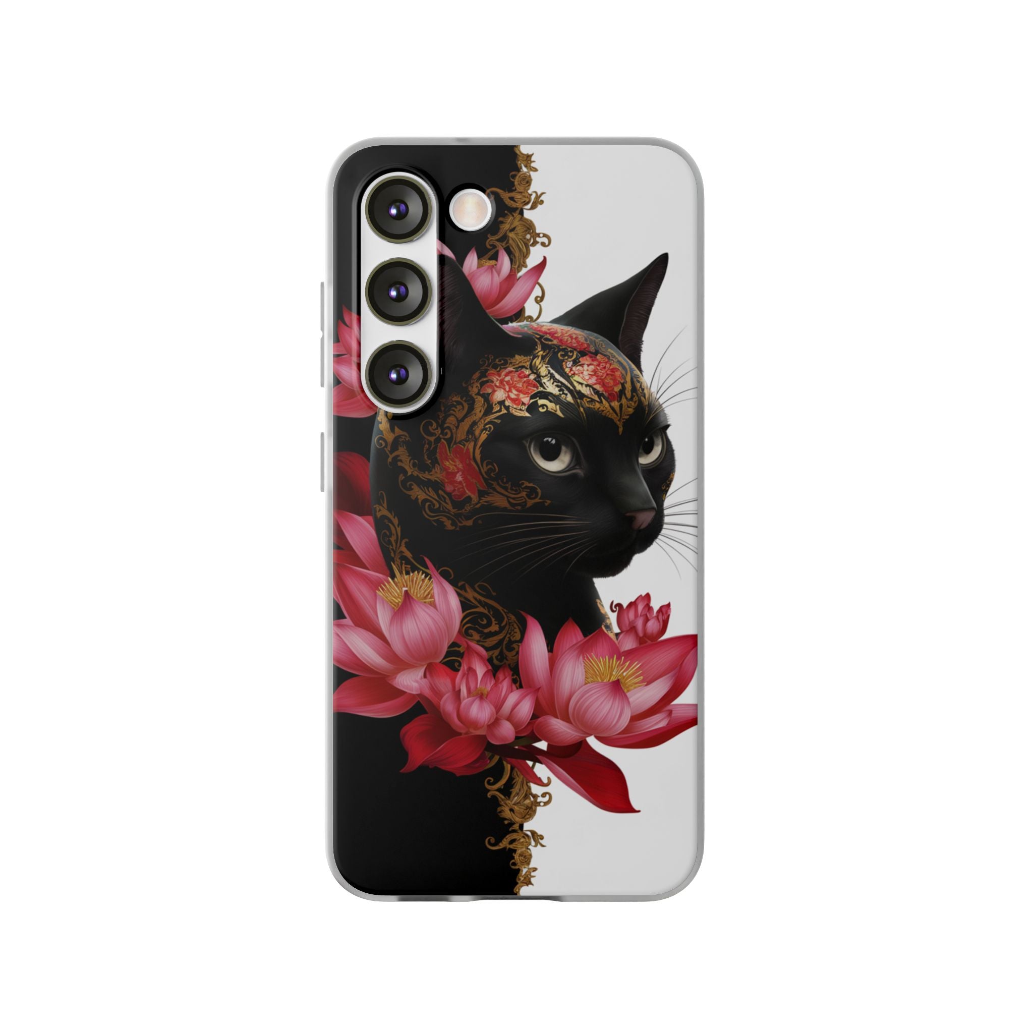 Yin & Yang Mystic Cat - Flexi Case Samsung Galaxy Case